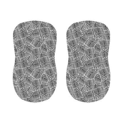 Ancient Aztec Tribal Pattern Print Bar Stool Covers