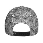Ancient Aztec Tribal Pattern Print Baseball Cap