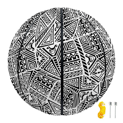 Ancient Aztec Tribal Pattern Print Basketball