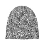 Ancient Aztec Tribal Pattern Print Beanie