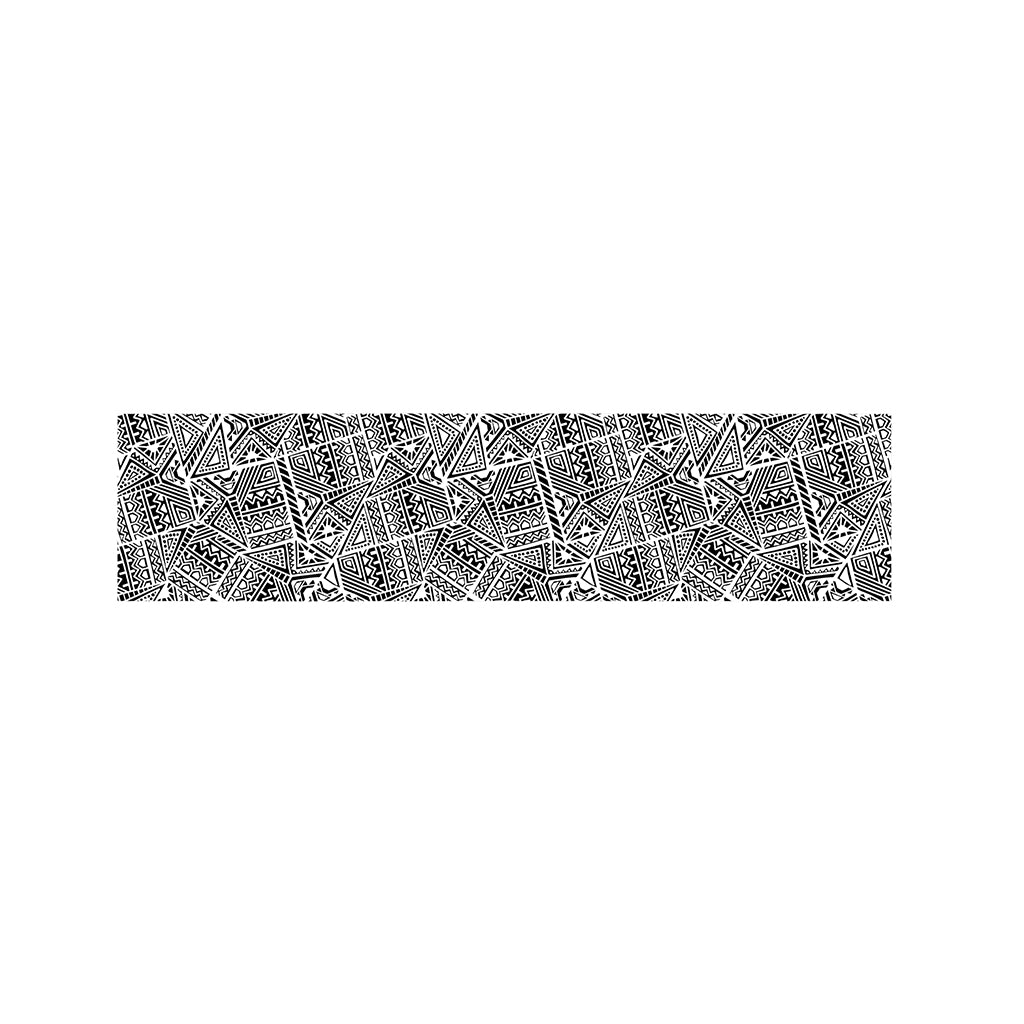 Ancient Aztec Tribal Pattern Print Bed Runner