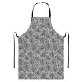 Ancient Aztec Tribal Pattern Print Bib Apron With Pocket