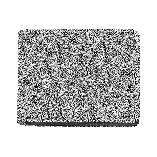 Ancient Aztec Tribal Pattern Print Bifold Wallet