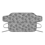 Ancient Aztec Tribal Pattern Print Car Windshield Snow Cover