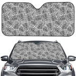 Ancient Aztec Tribal Pattern Print Car Windshield Sun Shade