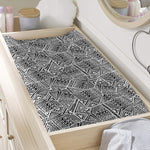 Ancient Aztec Tribal Pattern Print Changing Pad Cover