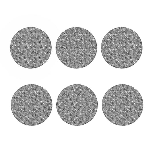 Ancient Aztec Tribal Pattern Print Coaster Set