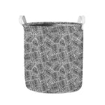 Ancient Aztec Tribal Pattern Print Collapsible Laundry Basket