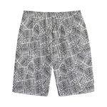 Ancient Aztec Tribal Pattern Print Cotton Shorts