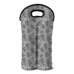 Ancient Aztec Tribal Pattern Print Double Neoprene Wine Tote
