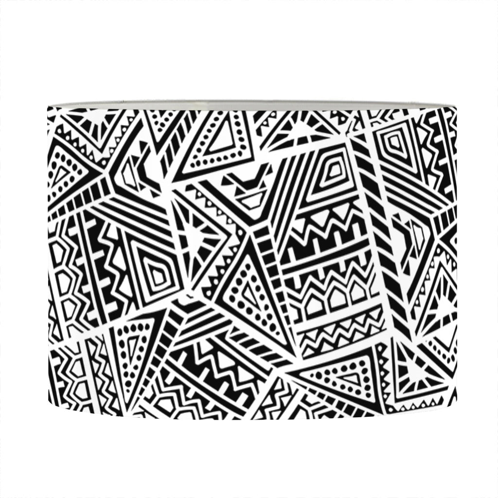 Ancient Aztec Tribal Pattern Print Drum Lamp Shade