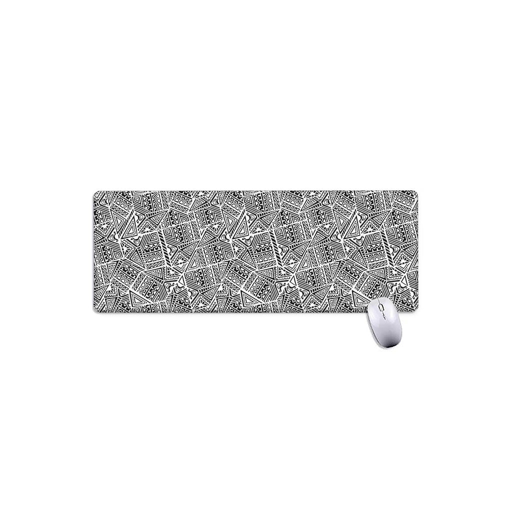 Ancient Aztec Tribal Pattern Print Extended Mouse Pad
