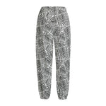 Ancient Aztec Tribal Pattern Print Fleece Lined Knit Pants