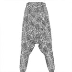 Ancient Aztec Tribal Pattern Print Hammer Pants