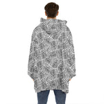 Ancient Aztec Tribal Pattern Print Hoodie Blanket