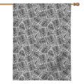 Ancient Aztec Tribal Pattern Print House Flag
