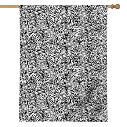 Ancient Aztec Tribal Pattern Print House Flag