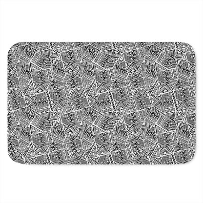Ancient Aztec Tribal Pattern Print Indoor Door Mat