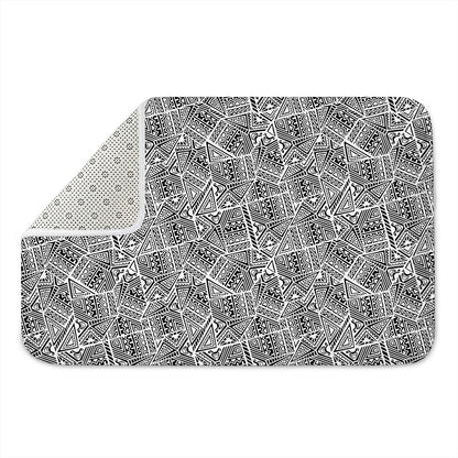 Ancient Aztec Tribal Pattern Print Indoor Door Mat