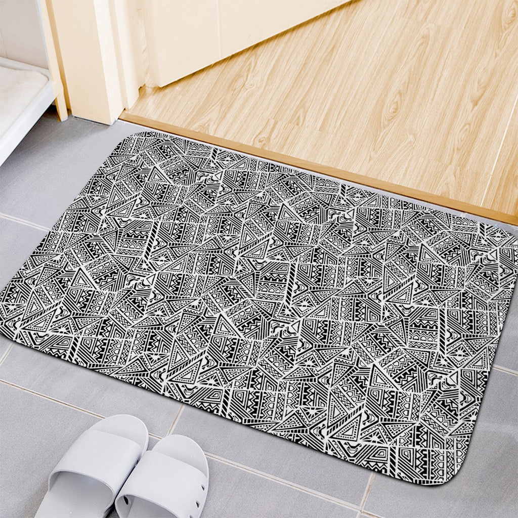 Ancient Aztec Tribal Pattern Print Indoor Door Mat
