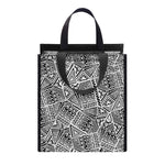 Ancient Aztec Tribal Pattern Print Insulated Lunch Tote