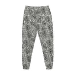 Ancient Aztec Tribal Pattern Print Jogger Pants