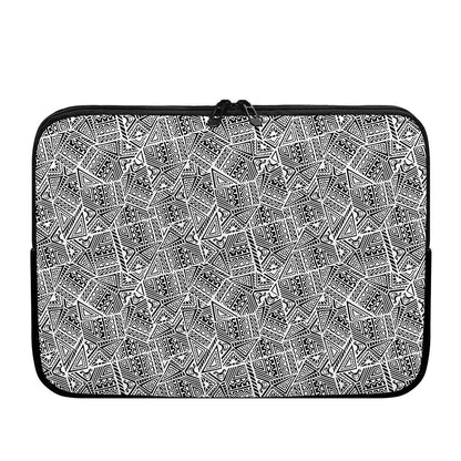 Ancient Aztec Tribal Pattern Print Laptop Sleeve