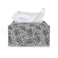 Ancient Aztec Tribal Pattern Print Leather Tissue Box Cover