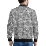 Ancient Aztec Tribal Pattern Print Men's Bomber Jacket