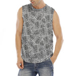 Ancient Aztec Tribal Pattern Print Men's Fitness Tank Top