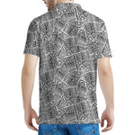 Ancient Aztec Tribal Pattern Print Men's Polo Shirt