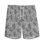 Ancient Aztec Tribal Pattern Print Men's Sports Shorts