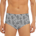 Ancient Aztec Tribal Pattern Print Men's Triangle Swim Briefs