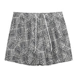 Ancient Aztec Tribal Pattern Print Mesh Shorts