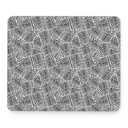Ancient Aztec Tribal Pattern Print Mouse Pad
