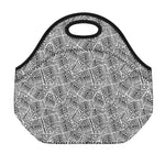 Ancient Aztec Tribal Pattern Print Neoprene Lunch Bag