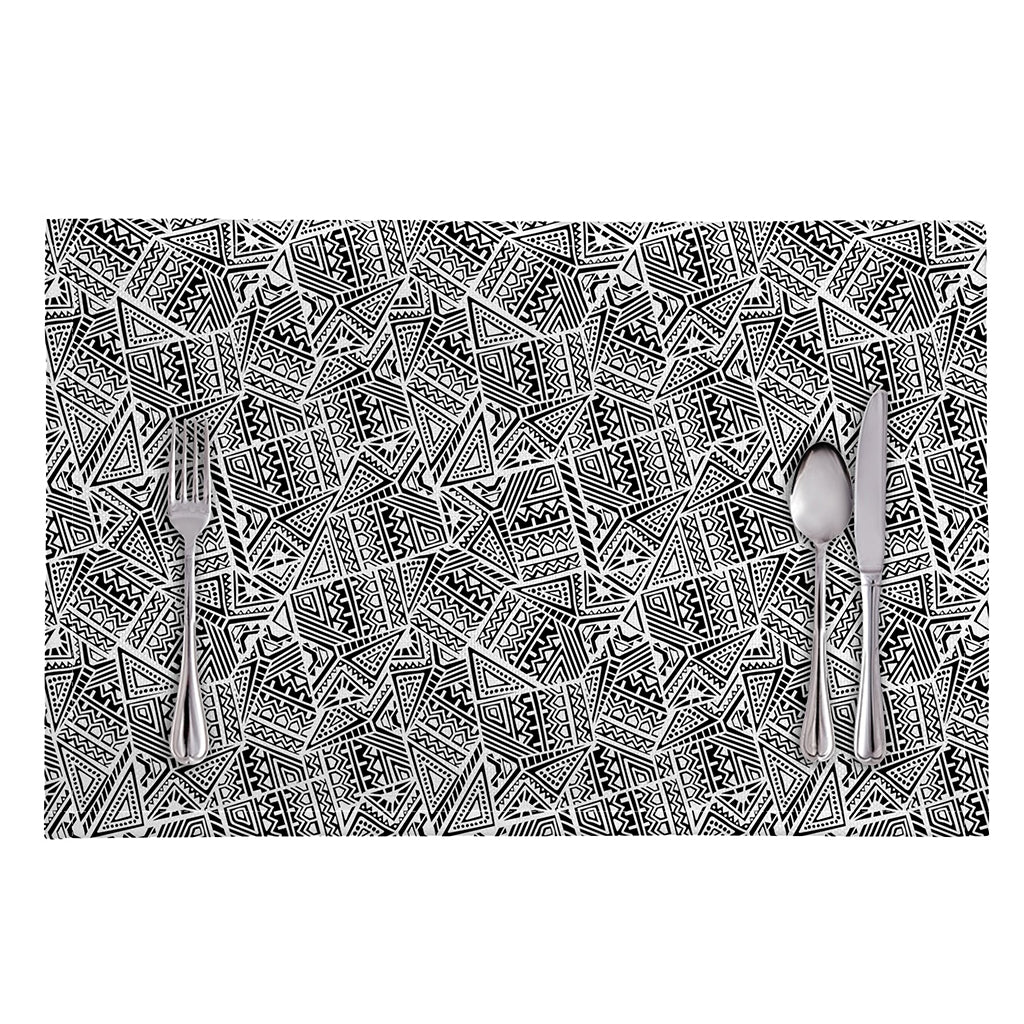 Ancient Aztec Tribal Pattern Print Placemat