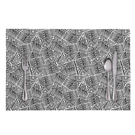 Ancient Aztec Tribal Pattern Print Placemat