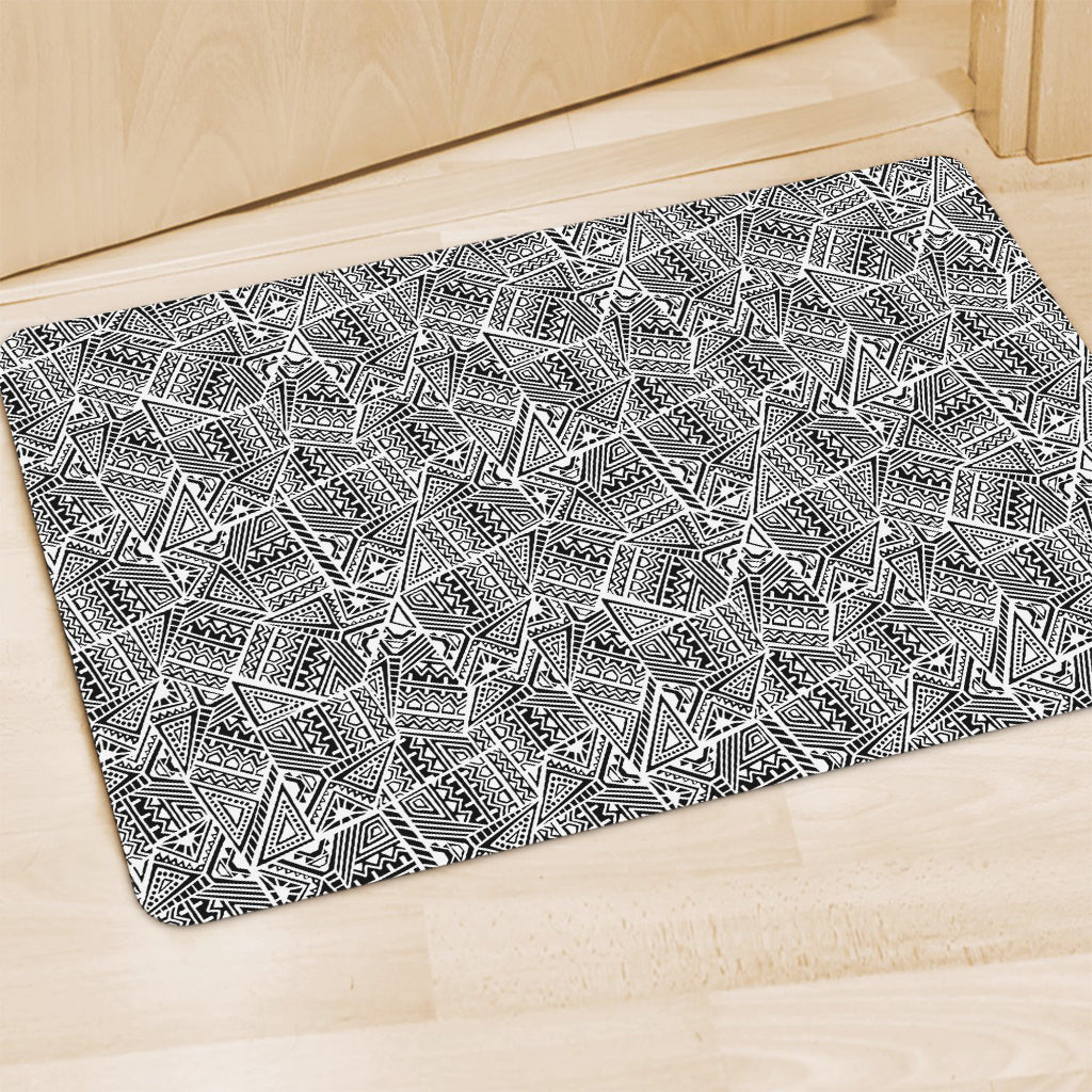 Ancient Aztec Tribal Pattern Print Polyester Doormat