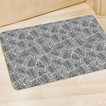Ancient Aztec Tribal Pattern Print Polyester Doormat