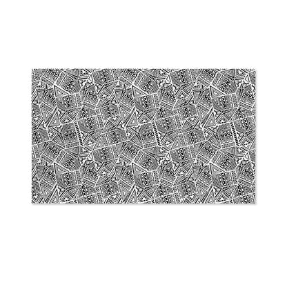 Ancient Aztec Tribal Pattern Print Polyester Flag