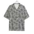 Ancient Aztec Tribal Pattern Print Rayon Hawaiian Shirt