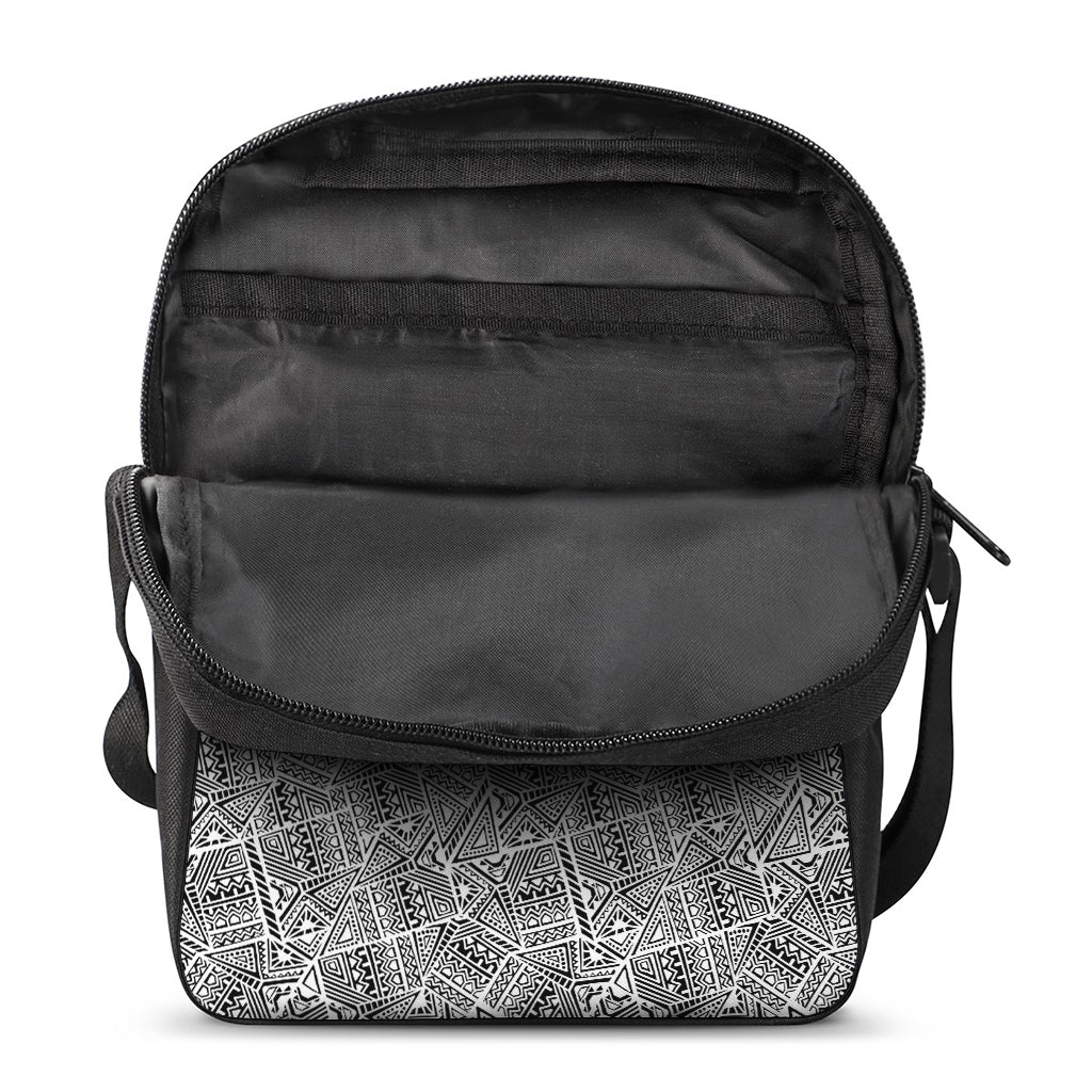 Ancient Aztec Tribal Pattern Print Rectangular Crossbody Bag