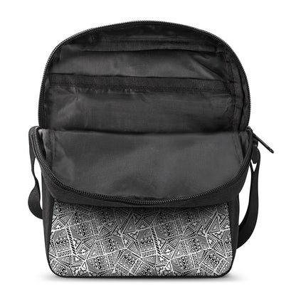 Ancient Aztec Tribal Pattern Print Rectangular Crossbody Bag
