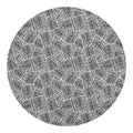 Ancient Aztec Tribal Pattern Print Round Blanket