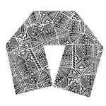 Ancient Aztec Tribal Pattern Print Scarf