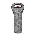 Ancient Aztec Tribal Pattern Print Single Neoprene Wine Tote