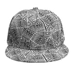 Ancient Aztec Tribal Pattern Print Snapback Cap