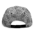 Ancient Aztec Tribal Pattern Print Snapback Cap
