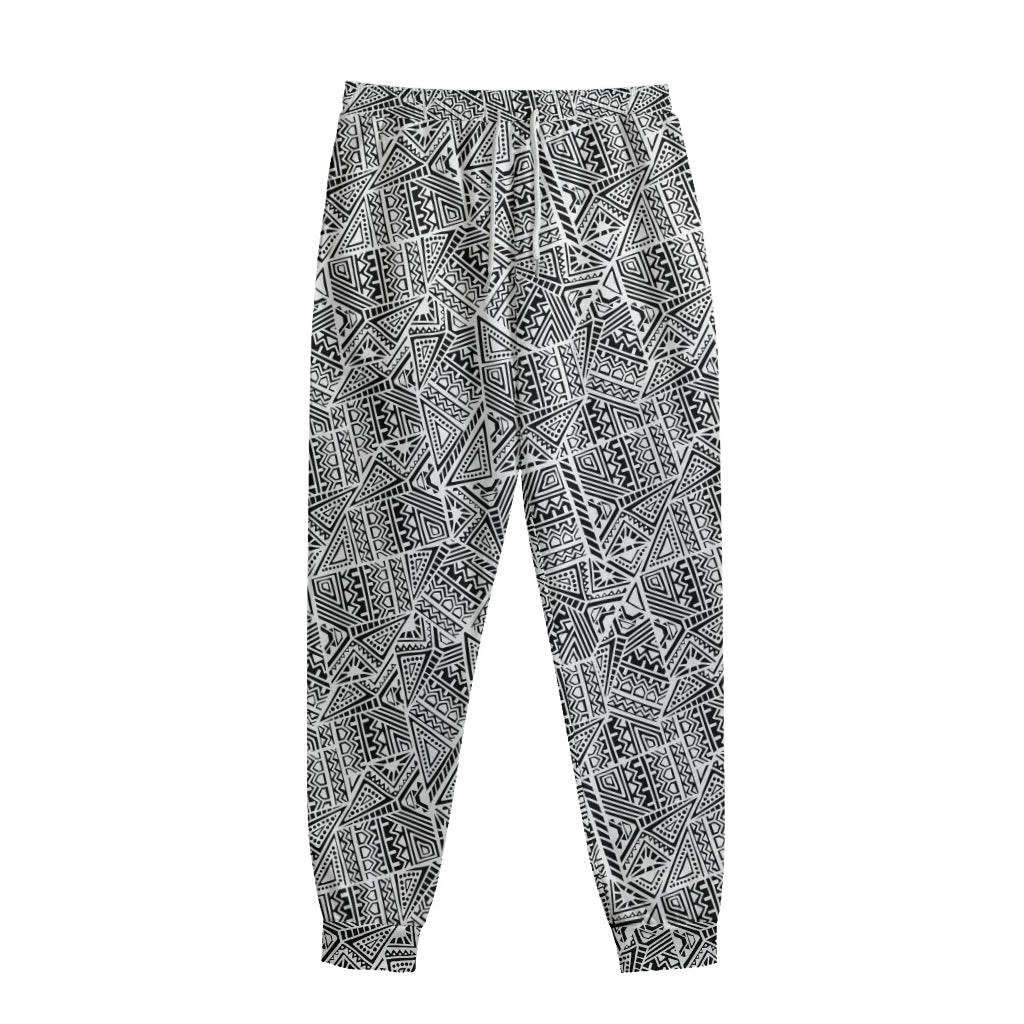 Ancient Aztec Tribal Pattern Print Sweatpants